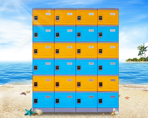 六層塑料更衣柜儲物柜